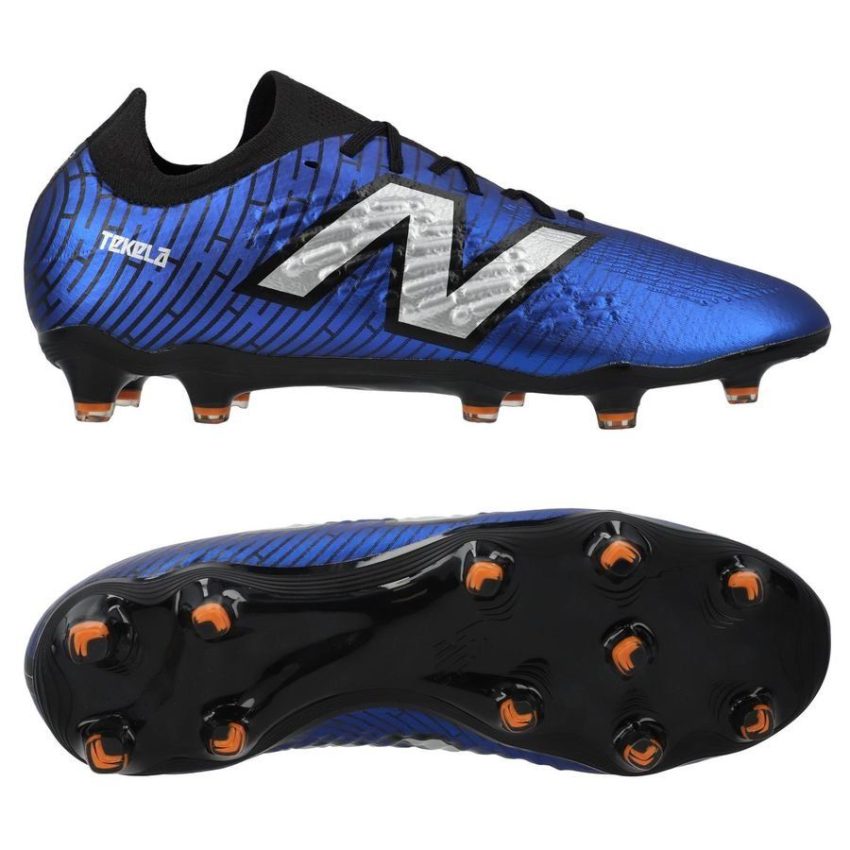 New Balance Tekela V4 Magia Low FG Power Surge - Blauw