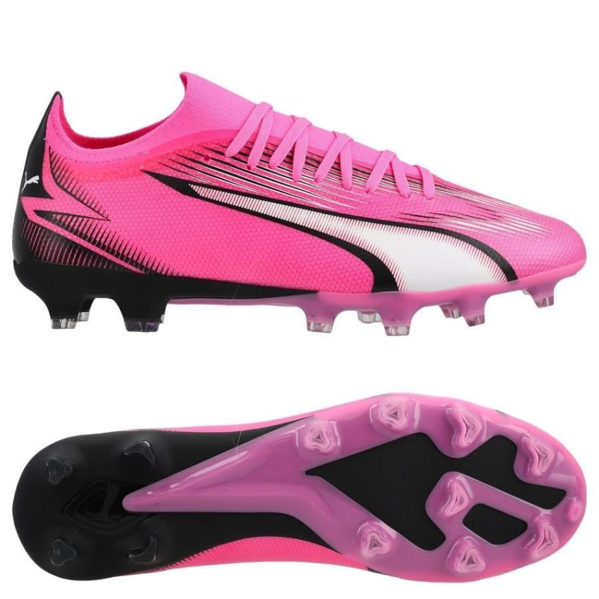 PUMA Ultra Match FG/AG Phenomenal - Poison Pink/Wit/Zwart