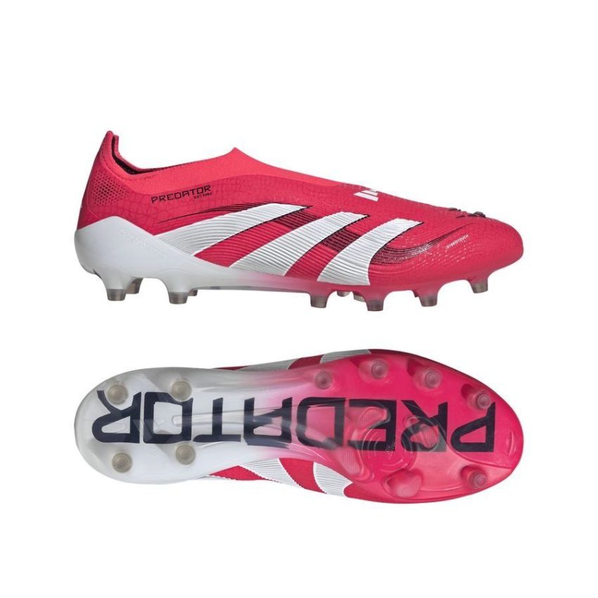 adidas Predator Elite Laceless AG Pure Victory - Lucid Red/Wit/Zwart